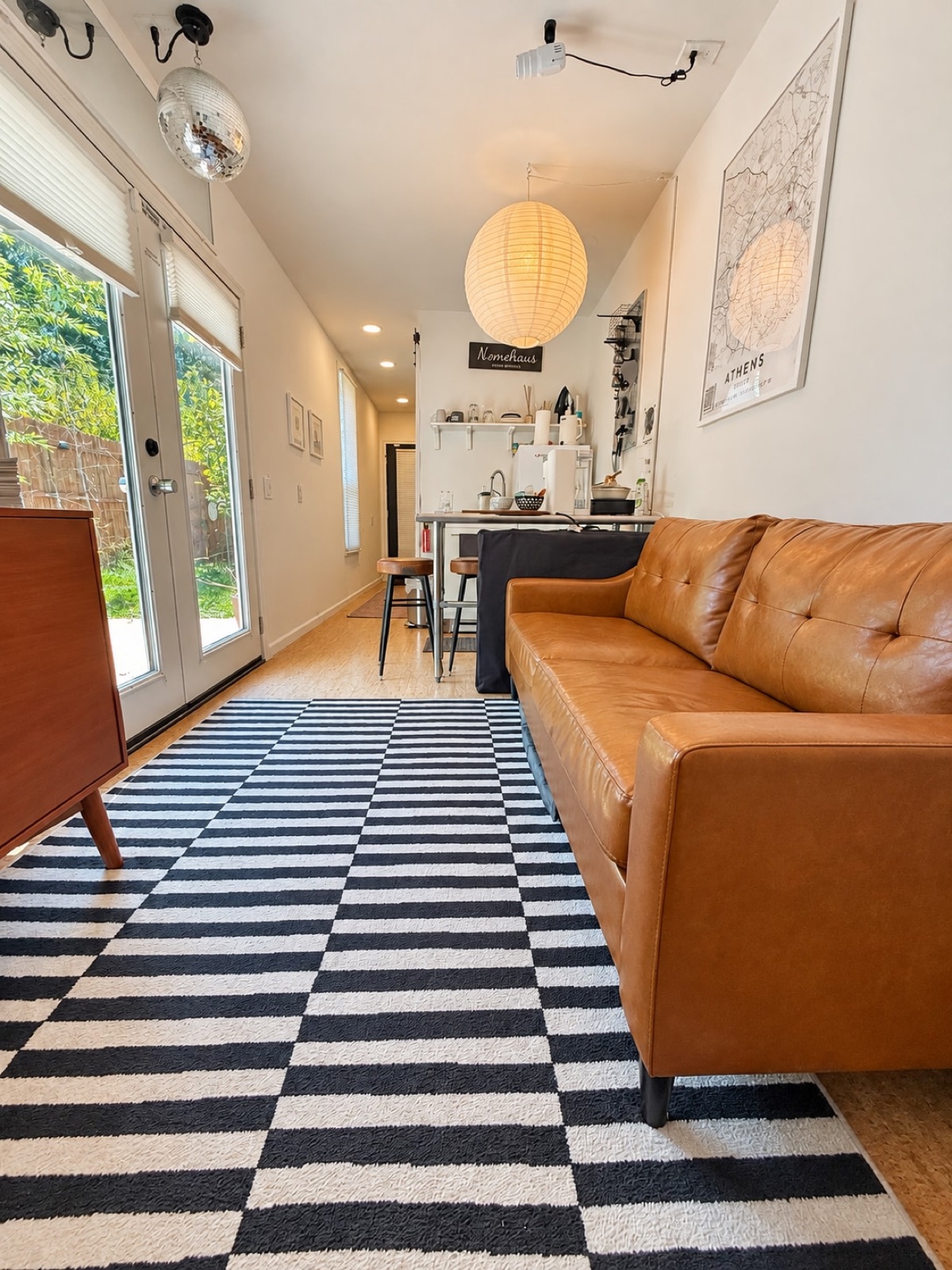 Living room at Nomehaus